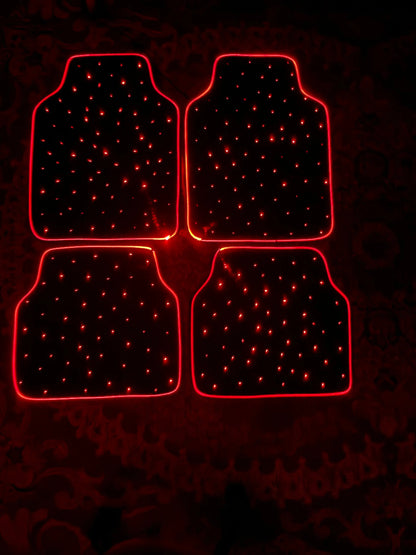 Starlight LED Car Floor Mats for a Futuristic Interior RoYaL Tronix
