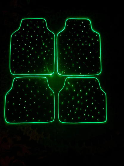 Starlight LED Car Floor Mats for a Futuristic Interior RoYaL Tronix