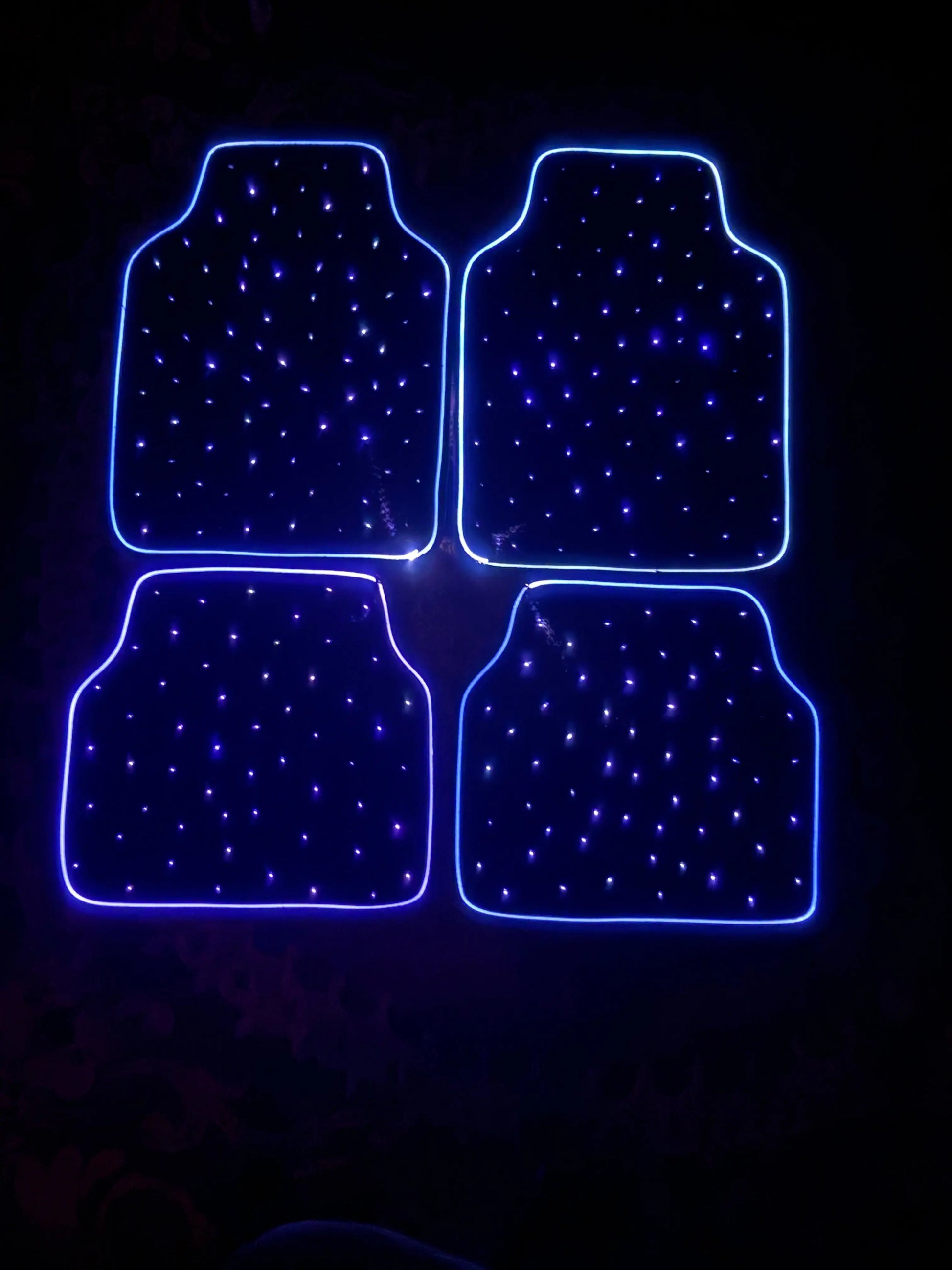 Starlight LED Car Floor Mats for a Futuristic Interior RoYaL Tronix