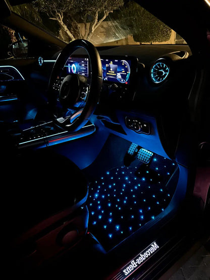 Starlight LED Car Floor Mats for a Futuristic Interior RoYaL Tronix