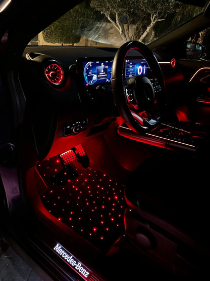 Starlight LED Car Floor Mats for a Futuristic Interior RoYaL Tronix
