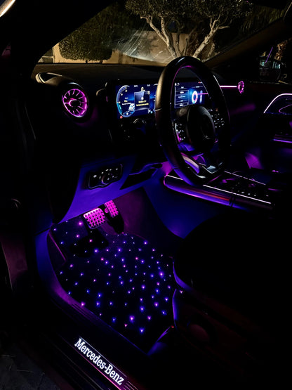 Starlight LED Car Floor Mats for a Futuristic Interior RoYaL Tronix
