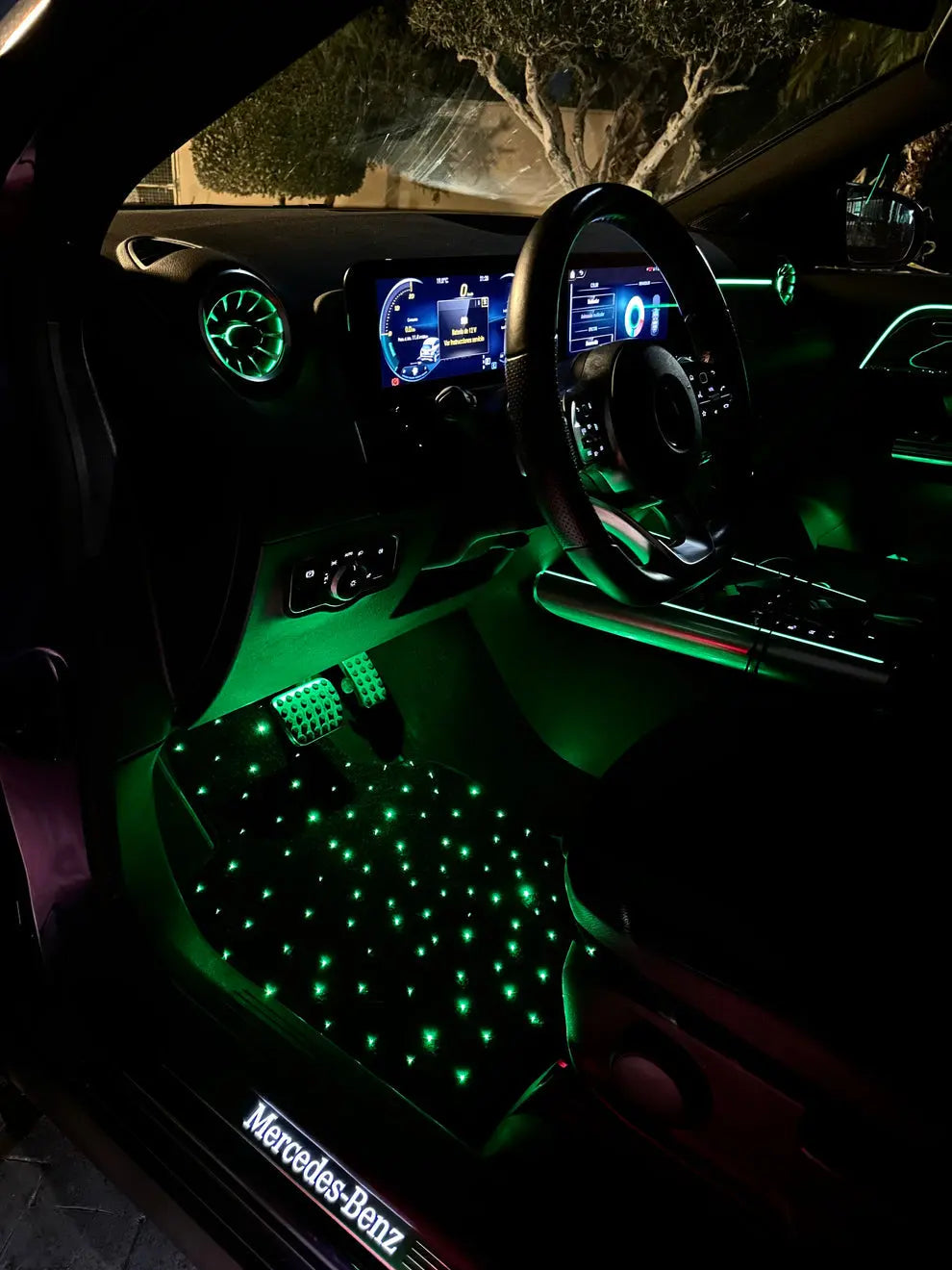 Starlight LED Car Floor Mats for a Futuristic Interior RoYaL Tronix