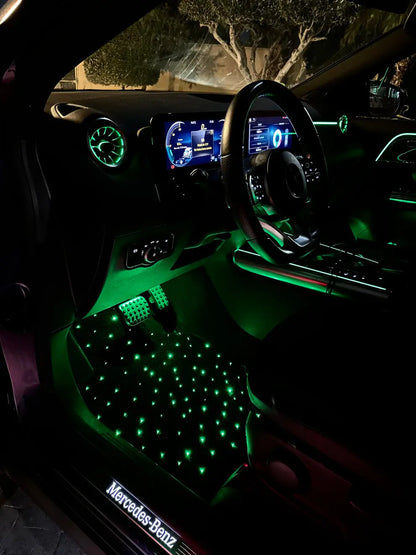 Starlight LED Car Floor Mats for a Futuristic Interior RoYaL Tronix