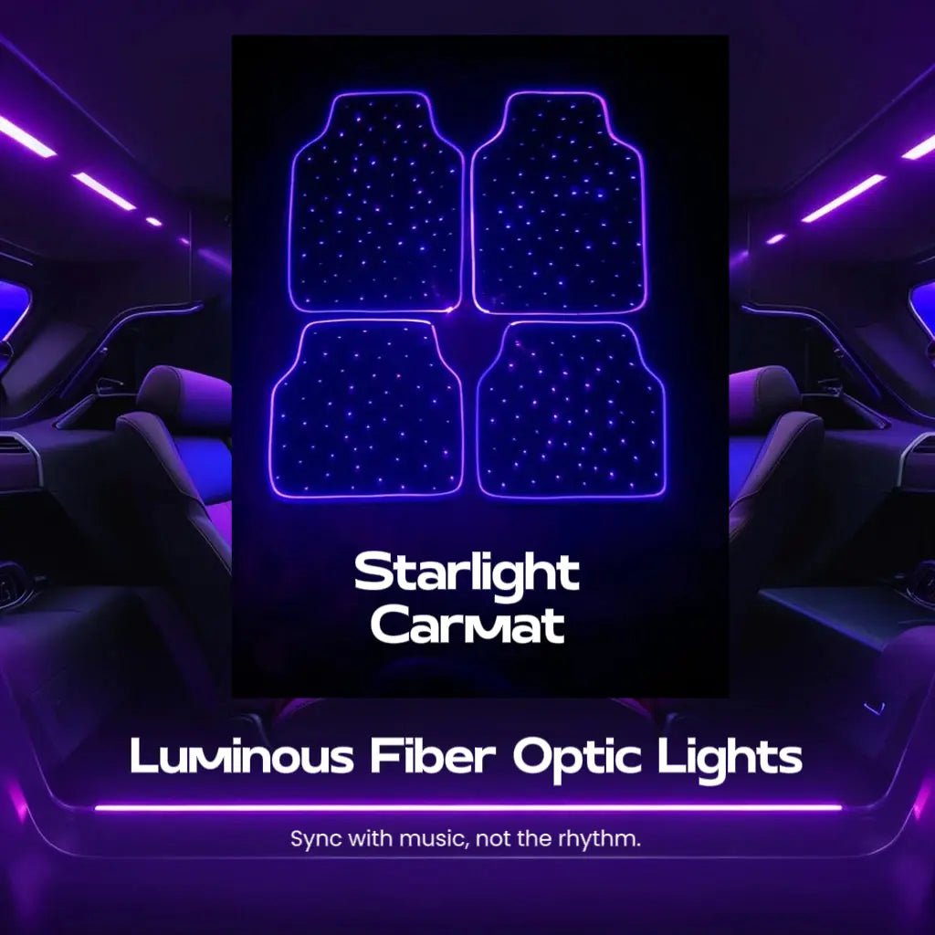 Starlight LED Car Floor Mats for a Futuristic Interior RoYaL Tronix